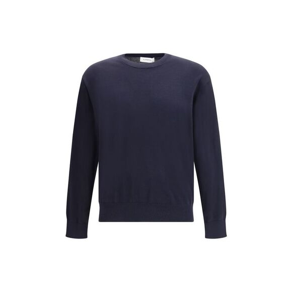Laneus Blue Cotton Men's Sweatshirt